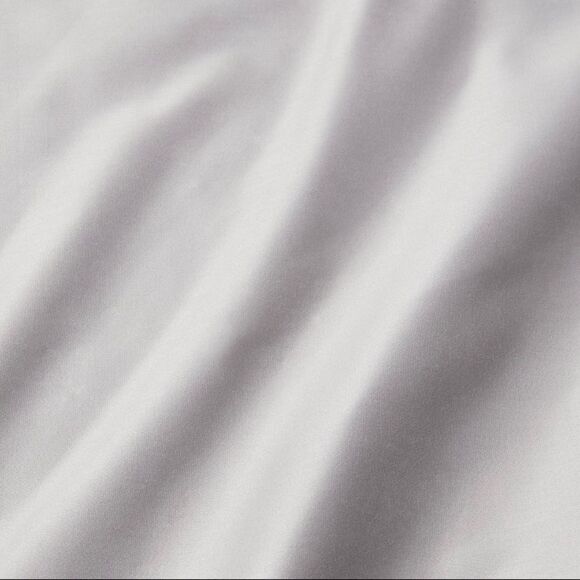 King Cloud Gray 400 Thread Count Solid Performance Sheet Set - Threshold - Picture 2 of 8